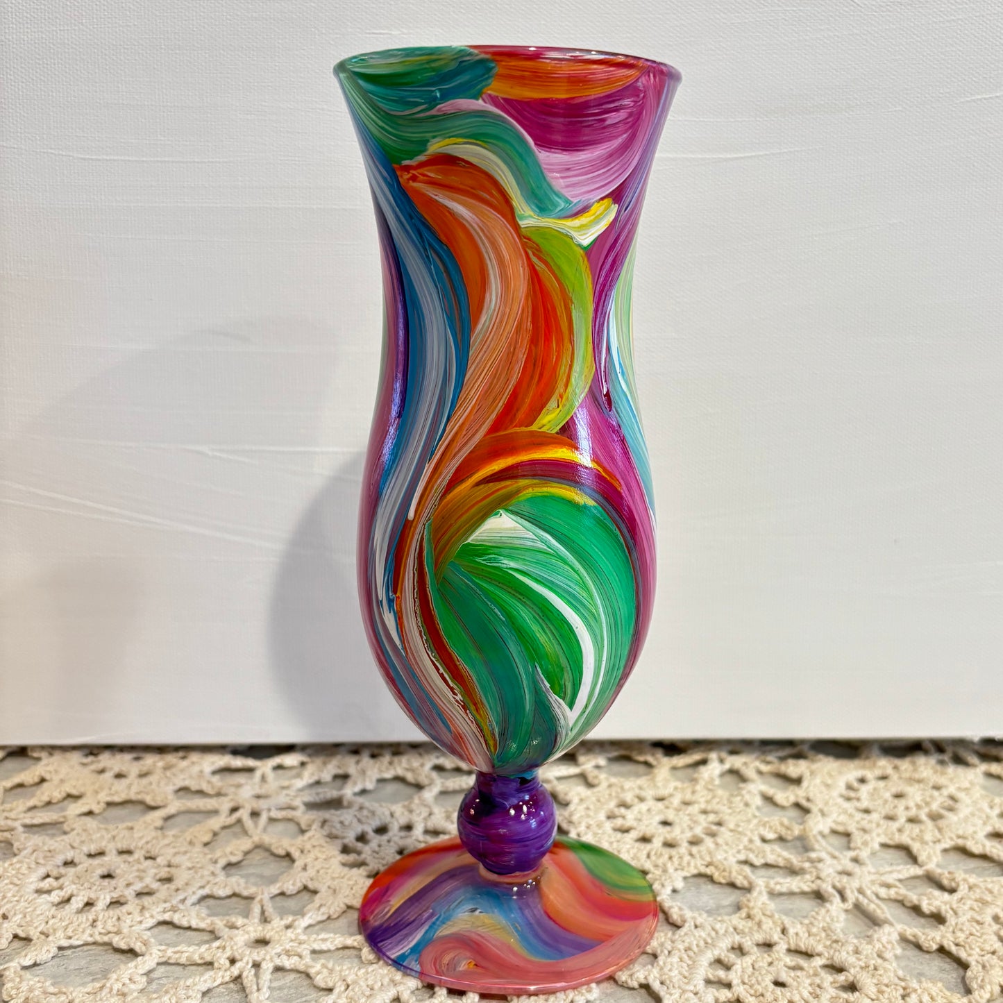Small Multi-Colored Vase - 1